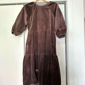 Everlane corduroy midi dress
